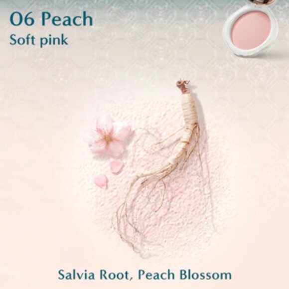 Florasis Jade Breathable Color Correcting Pressed Powder | 06 Peach | NEW MAKEUP - Picture 5 of 5